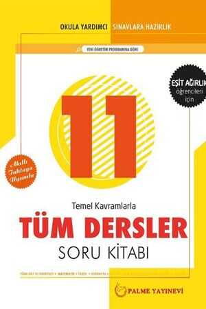 Palme 11. Sınıf Eşit Ağırlık Tüm Dersler Soru Bankası Palme Yayınevi