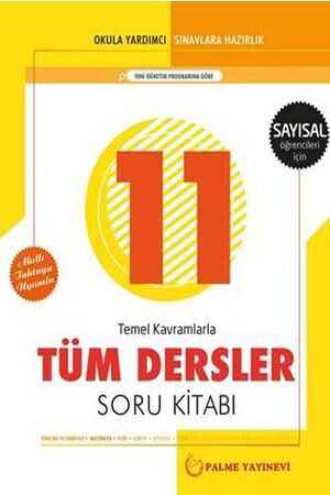 Palme 11. Sınıf Sayısal Tüm Dersler Soru Bankası Palme Yayınevi