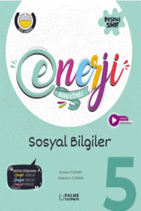 5. Sınıf Enerji Sosyal Bilgiler Soru Kitabı Palme Yayınevi