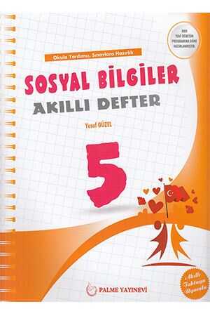 Palme 5. Sınıf Sosyal Bilgiler Akıllı Defter Palme Yayınevi