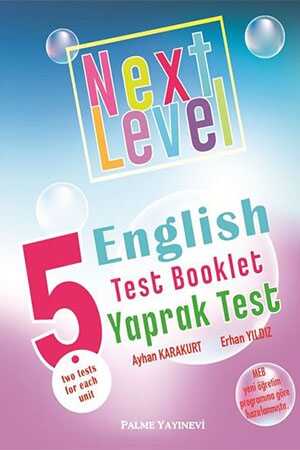 Palme 5.Sınıf Next Level English Test Booklet Yaprak Test Palme Yayınevi