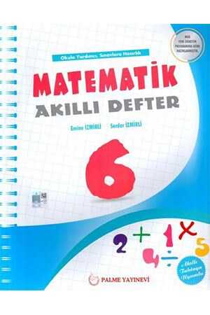 Palme 6. Sınıf Matematik Akıllı Defter Palme Yayınevi