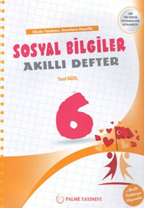 Palme 6. Sınıf Sosyal Bilgiler Akıllı Defter Palme Yayınevi