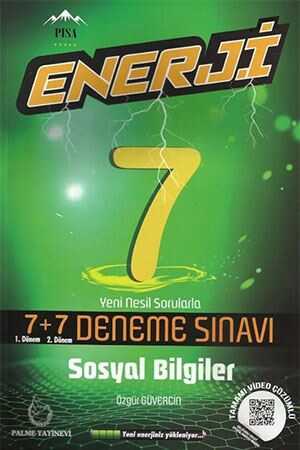 Palme 7. Sınıf Sosyal Bilgiler Enerji 7+7 Deneme Palme Yayınevi