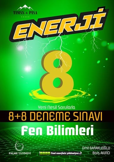 Palme 8. Sınıf Fen Bilimleri Enerji 8+8 Deneme Sınavı Palme Yayınevi