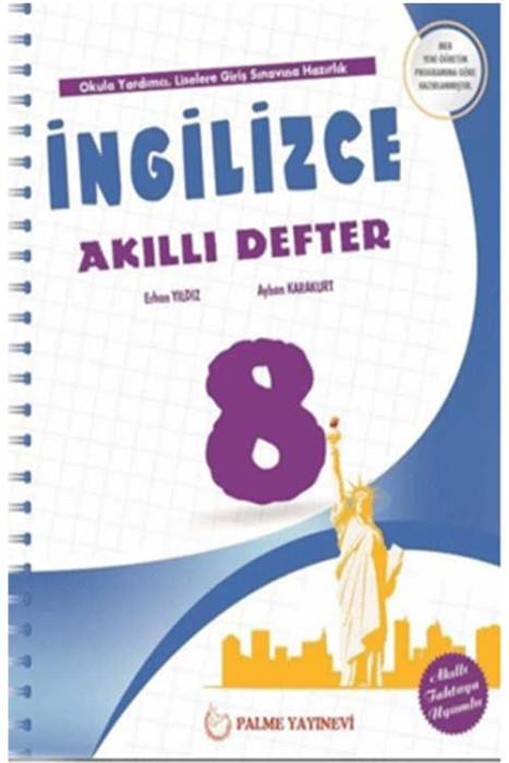 Palme 8. Sınıf LGS İngilizce Akıllı Defter Palme Yayınevi