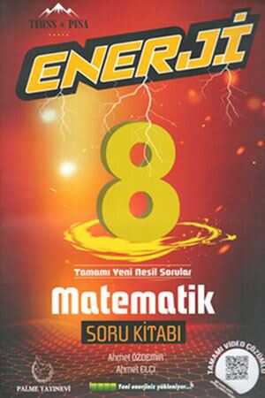 Palme 8. Sınıf LGS Matematik Enerji Soru Kitabı Palme Yayınevi