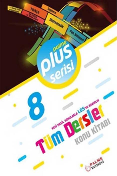 Palme 8. Sınıf Plus Tüm Dersler Konu Kitabı Palme Yayınevi