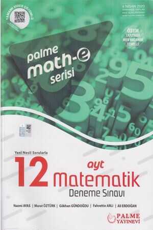 Palme AYT Matematik 12 Deneme Sınavı Mathe Serisi Palme Yayınevi