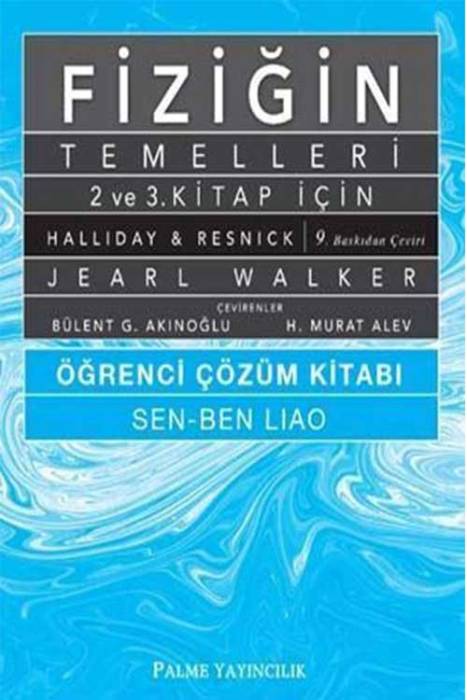 Palme Fiziğin Temelleri 2. ve 3. Kitap İçin Öğrenci Çözüm Kitabı Palme Yayınevi