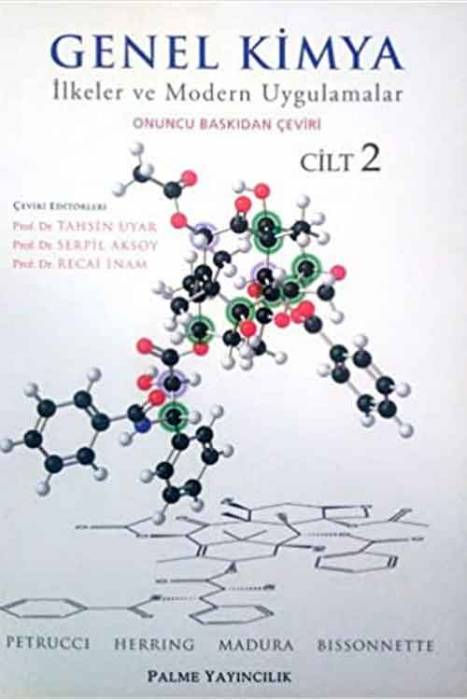 Palme Genel Kimya Cilt 2 İlkeler ve Modern Uygulamalar Palme Yayınevi