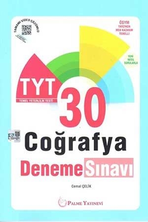 Palme TYT Coğrafya 30 Deneme Sınavı Palme Yayınevi