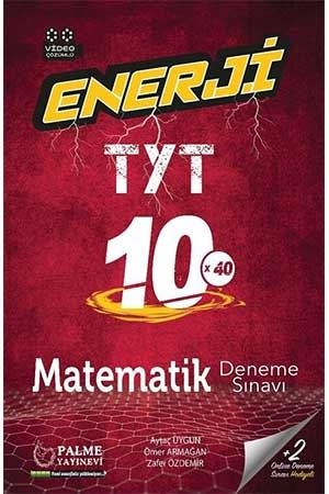 Palme TYT Matematik Enerji 10 Deneme Sınavı Palme Yayınevi