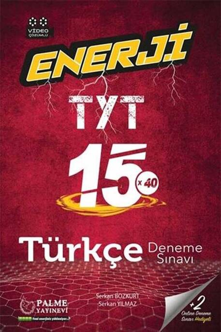 Palme TYT Türkçe 15 Deneme Sınavı Palme Yayınevi