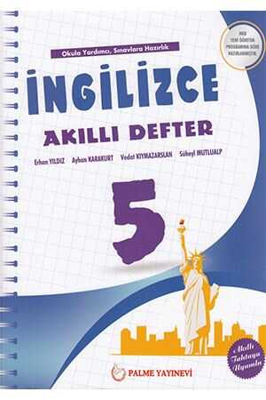 Palme 5. Sınıf İngilizce Akıllı Defter Palme Yayınevi