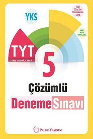 Palme TYT 5 Çözümlü Deneme Sınavı Palme Yayınevi