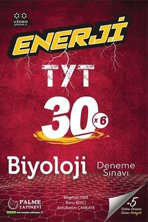 Palme TYT Biyoloji Enerji 30x6 Deneme Sınavı Video Çözümlü Palme Yayınevi