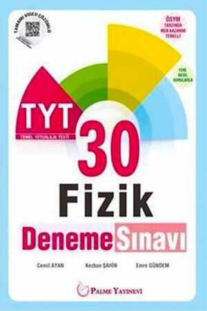 Palme TYT Fizik 30 Deneme Video Çözümlü Palme Yayınevi