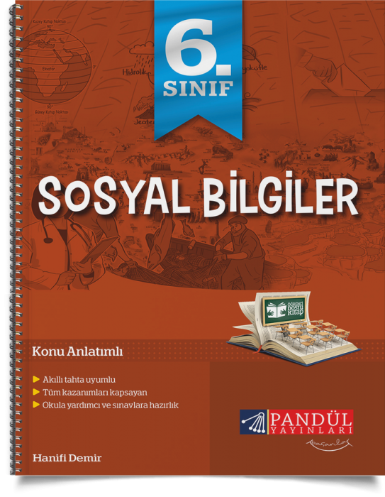 Pandül 6. Sınıf Sosyal Bilgiler Defteri Pandül Yayınları