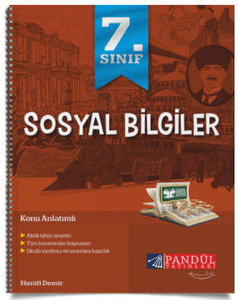 Pandül 7. Sınıf Sosyal Bilgiler Defteri Pandül Yayınları