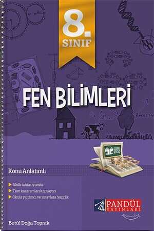 Pandül 8. Sınıf Fen Bilimleri Defteri Pandül Yayınları