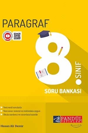 Pandül 8. Sınıf Paragraf Soru Bankası Pandül Yayınları