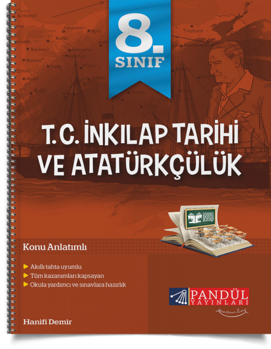 Pandül 8. Sınıf T.C. İnkılap Tarihi ve Atatürkçülük Etkinlik Defteri Pandül Yayınları