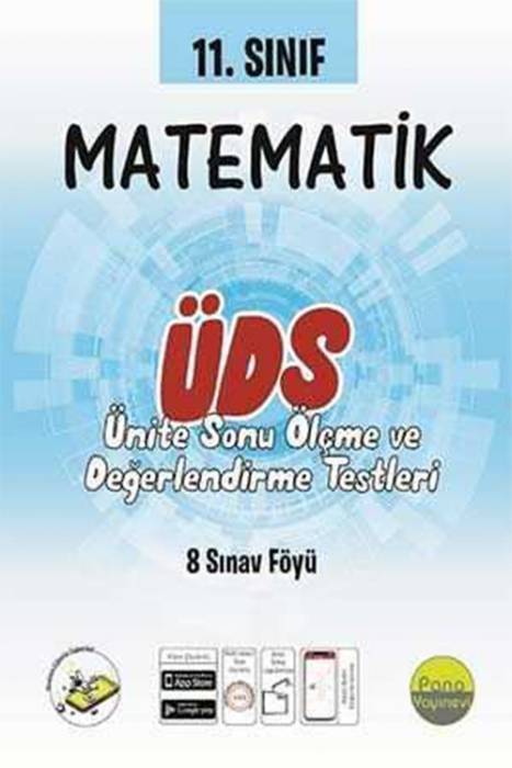 Pano 11. Sınıf Matematik Ünite Değerlendirme Sınavı Pano Yayınları