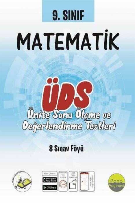 Pano 9. Sınıf Matematik Ünite Değerlendirme Sınavı Pano Yayınları