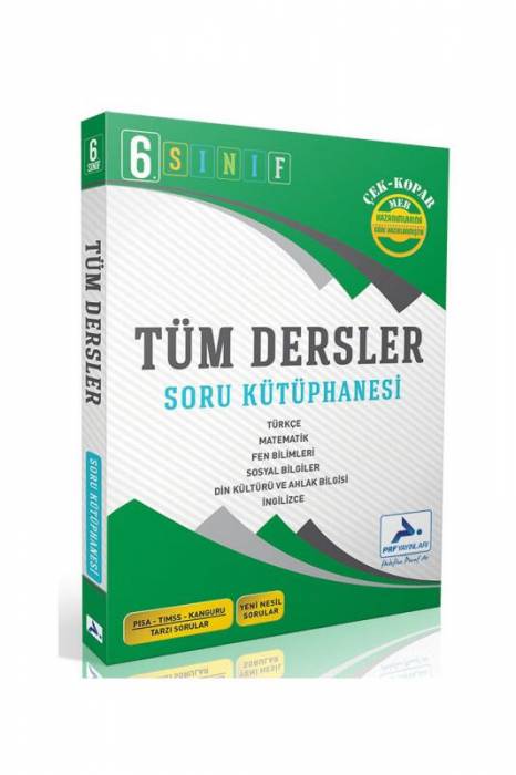 Paraf 6. Sınıf Tüm Dersler Soru Kütüphanesi Paraf Yayınları