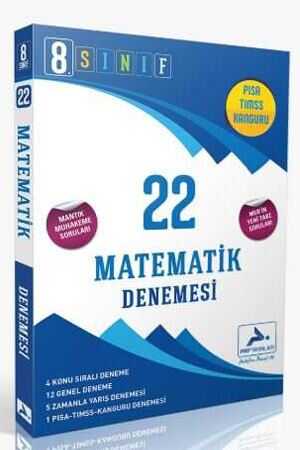 Paraf 8. Sınıf Matematik 22 Denemesi Paraf Yayınları