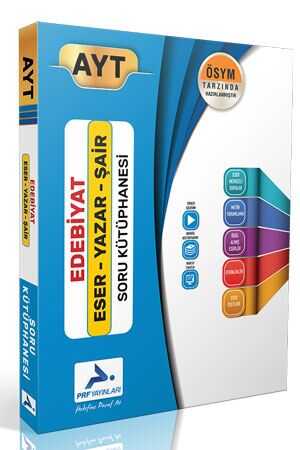 Paraf AYT Edebiyat Eser – Yazar – Şair Soru Kütüphanesi Paraf Yayınları