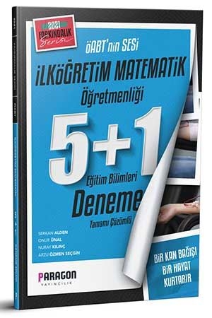 Paragon 2021 ÖABT Farkındalık Serisi Çözümlü İlköğretim Matematik 5 Deneme +1 Eğitim Bilimleri Denemesi Paragon Yayıncılık