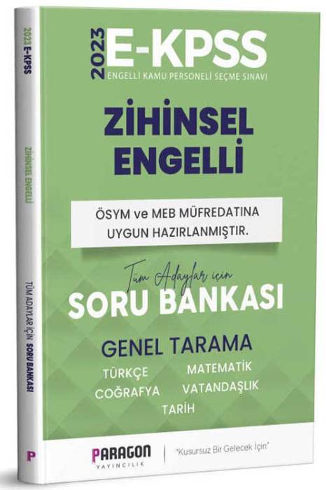 2023 E-KPSS Zihinsel Engelli Soru Bankası Paragon Yayıncılık