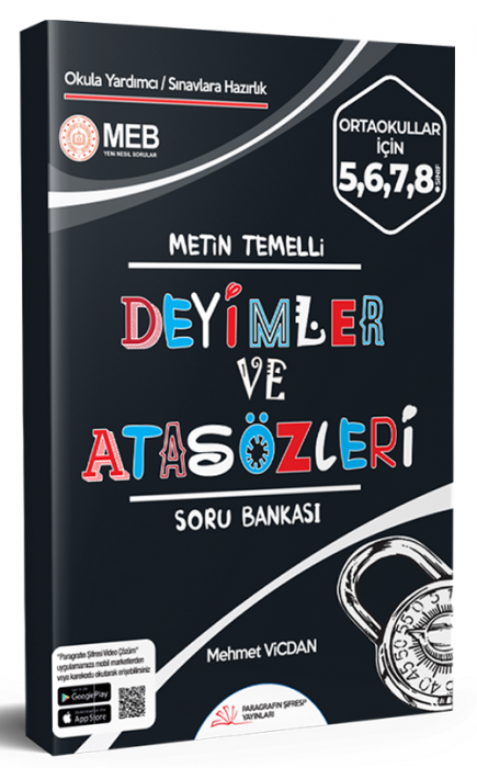 Paragrafın Şifresi 8. Sınıf Deyimler ve Atasözleri Soru Bankası Paragrafın Şifresi Yayınları