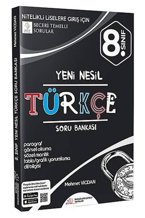 8. Sınıf LGS Türkçe Yeni Nesil Soru Bankası Paragrafın Şifresi Yayıncılık