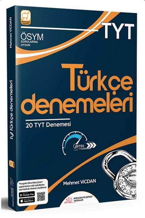  TYT Türkçe Tamamı Çözümlü 20x40 Denemeleri Paragrafın Şifresi Yayıncılık