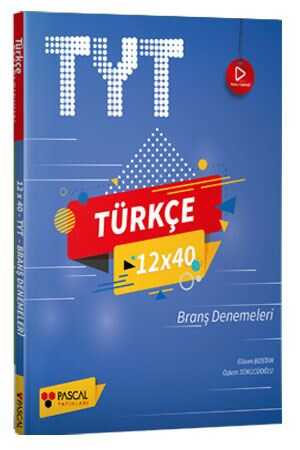 Pascal TYT Türkçe 12 x 40 Branş Denemeleri Pascal Yayınları