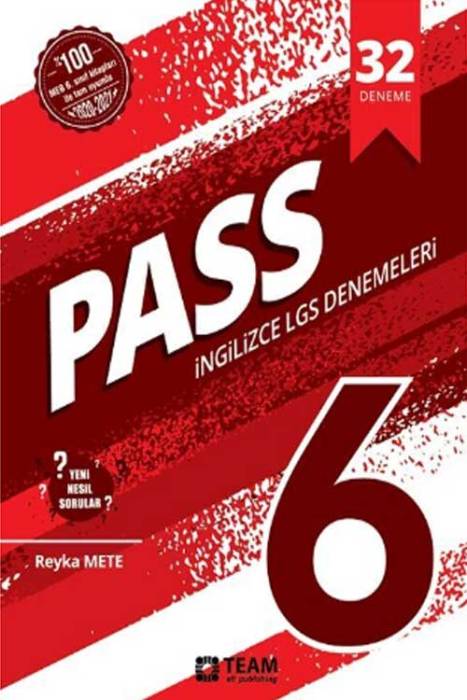 Pass 6 32 Deneme Team Elt Publıshıng