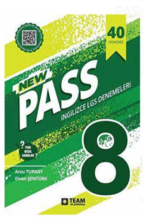 PASS 8 - 40 Adet Yeni Nesil LGS Deneme Sınavı Team ELT Publishing