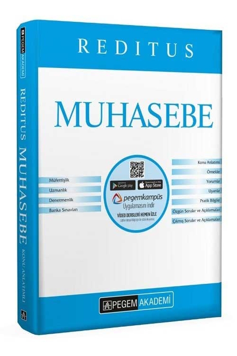 Pegem 2021 KPSS A Grubu Reditus Muhasebe Konu Anlatımı Pegem Yayınları