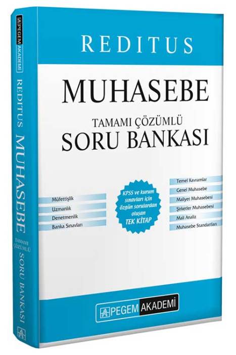 KPSS A Grubu Muhasebe Soru Bankası Pegem Akademi Yayınları