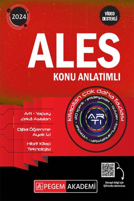 2024 Ales Konu Anlatımlı Pegem Akademi Yayınları