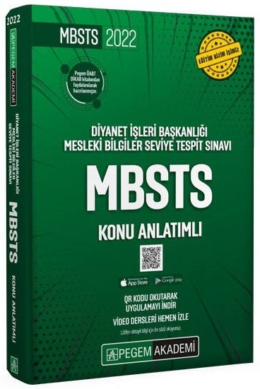 Pegem 2022 Diyanet İşleri Başkanlığı MBSTS Konu Anlatımı Pegem Yayınları