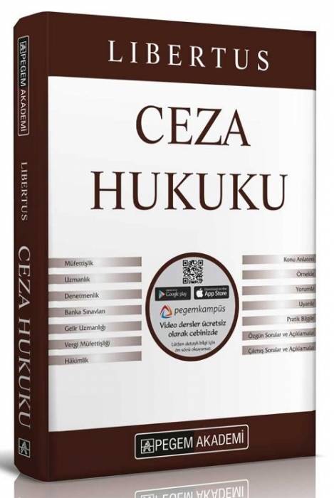 2023 KPSS A Grubu Libertus Ceza Hukuku Konu Anlatımı Pegem Akademi Yayınları