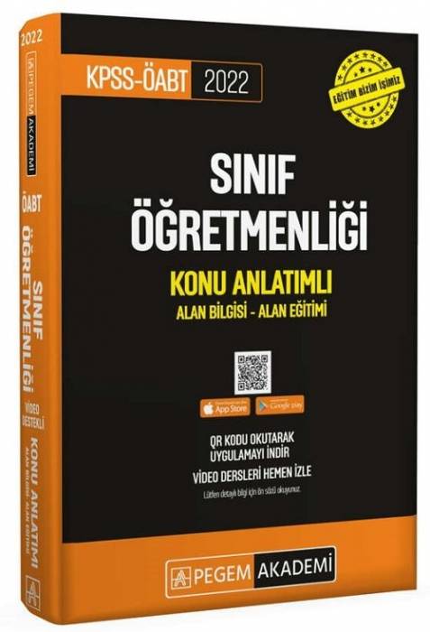 Pegem 2022 ÖABT Sınıf Öğretmenliği Konu Anlatımlı 5 Kitap Modüler Set Pegem Akademi Yayınları