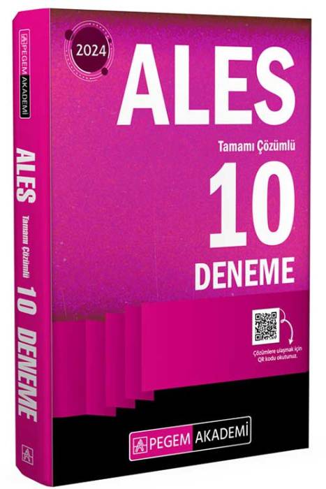 2024 ALES Tüm Adaylar İçin 10 Deneme Pegem Akademi Yayınları