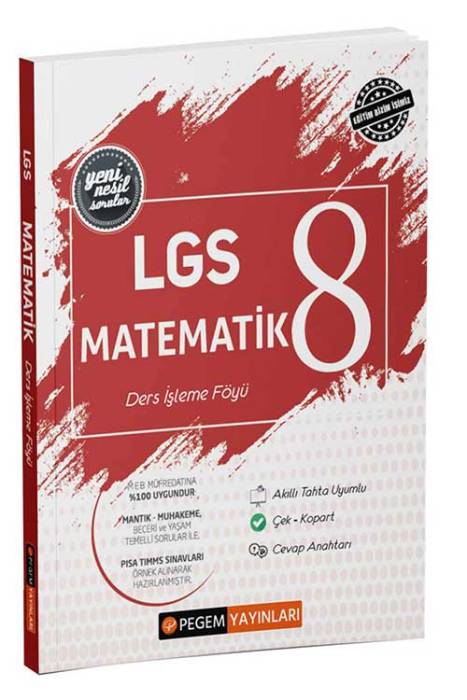 LGS Matematik Ders İşleme Föyü Pegem Akademi Yayınları