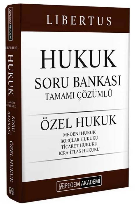 KPSS A Grubu Hukuk Soru Bankası-Özel Hukuk Pegem Akademi Yayınları