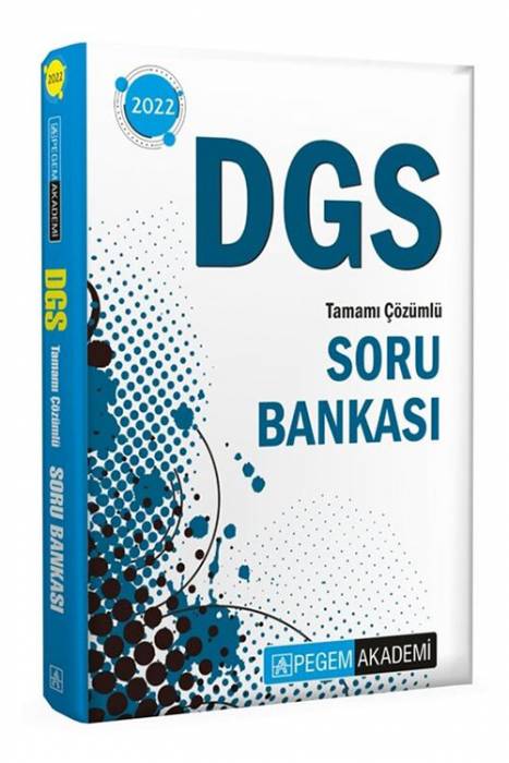 Pegem 2022 DGS Tamamı Çözümlü Soru Bankası Pegem Yayınları 